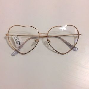 Urban outfitters heart shaped sunglasses